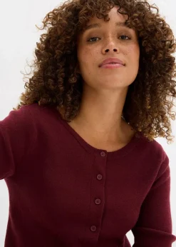 Kurze Feinstrickjacke