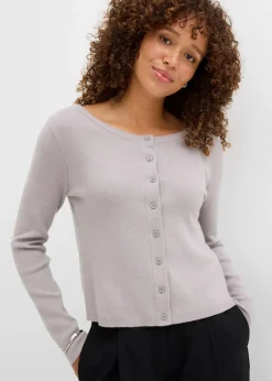 Kurze Feinstrickjacke