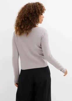 Kurze Feinstrickjacke