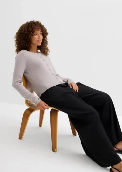 Kurze Feinstrickjacke