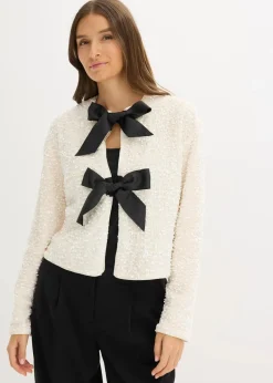 kurze Pailletten-Jacke