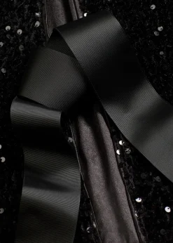 kurze Pailletten-Jacke