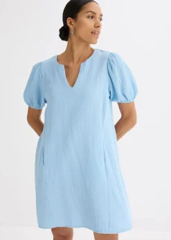 Kurzes Kleid aus Musselin