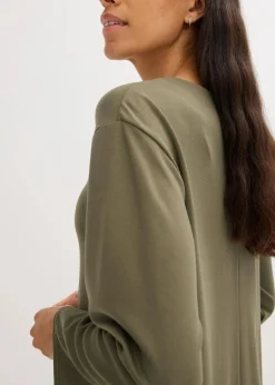 Kurzes Kleid mit Volant aus Punto di Roma