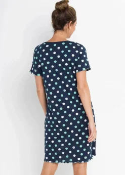 Kurzes Nachthemd aus Bio-Baumwolle