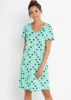 Kurzes Nachthemd aus Bio-Baumwolle