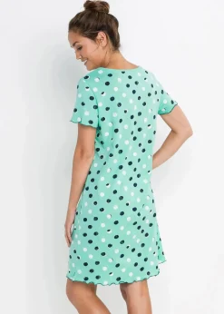 Kurzes Nachthemd aus Bio-Baumwolle