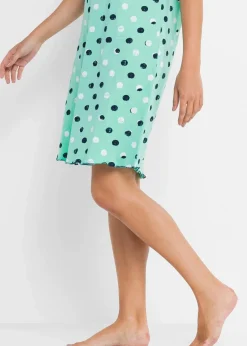 Kurzes Nachthemd aus Bio-Baumwolle