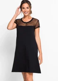 Kurzes Nachthemd aus Bio-Baumwolle