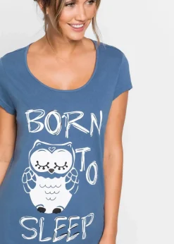 Kurzes Nachthemd aus reiner Baumwolle