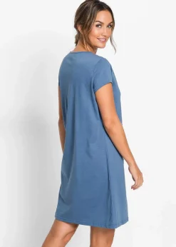 Kurzes Nachthemd aus reiner Baumwolle