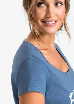 Kurzes Nachthemd aus reiner Baumwolle