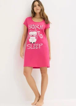 Kurzes Nachthemd aus reiner Baumwolle