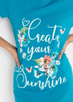 Kurzes Nachthemd aus reiner Baumwolle (2er Pack)