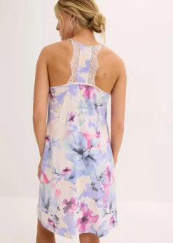 Kurzes Nachthemd aus softem Viskose-Mix