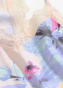 Kurzes Nachthemd aus softem Viskose-Mix