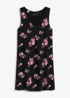 Kurzes Nachthemd aus softem Viskose-Mix