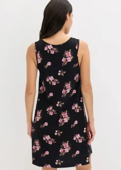 Kurzes Nachthemd aus softem Viskose-Mix