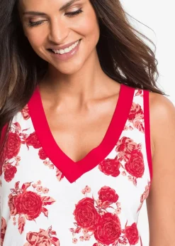 Kurzes Nachthemd aus softem Viskose-Mix