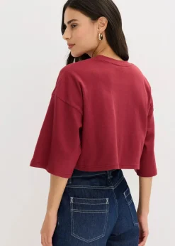 Kurzes T-Shirt aus reiner Bio-Baumwolle