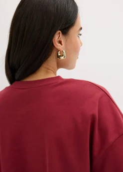 Kurzes T-Shirt aus reiner Bio-Baumwolle