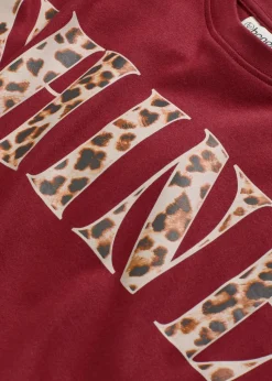 Kurzes T-Shirt aus reiner Bio-Baumwolle