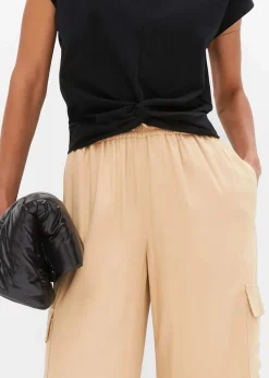 Kurzes T-Shirt aus reiner Bio-Baumwolle