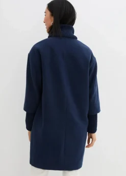 Kurzmantel in Wolloptik