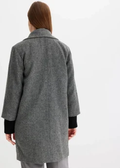 Kurzmantel in Wolloptik