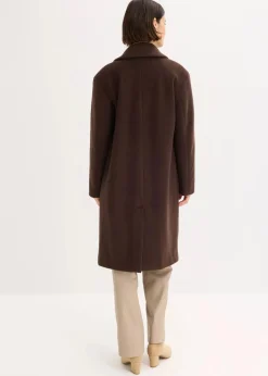 Kurzmantel in Wolloptik