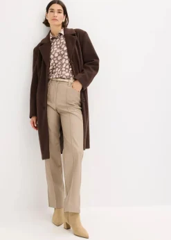 Kurzmantel in Wolloptik