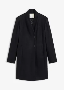 Kurzmantel in Wolloptik