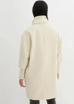 Kurzmantel in Wolloptik