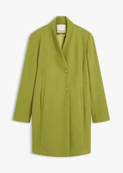 Kurzmantel in Wolloptik