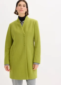 Kurzmantel in Wolloptik