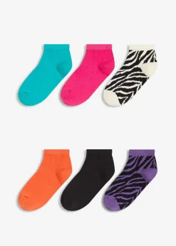 Kurzsocken mit Bio-Baumwolle (6er Pack)