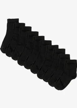 Kurzsocken mit Bio-Baumwolle (10er Pack)