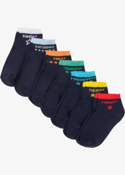 Kurzsocken mit Bio-Baumwolle (7er Pack)