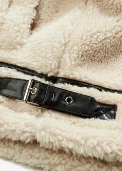 Lammfellimitat-Jacke