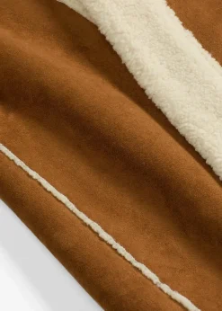 Lammfellimitat-Weste