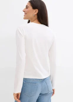 Langarmshirt aus Bio-Baumwollmix