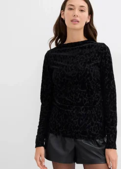 Langarmshirt aus Jersey