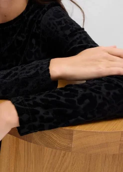 Langarmshirt aus Jersey