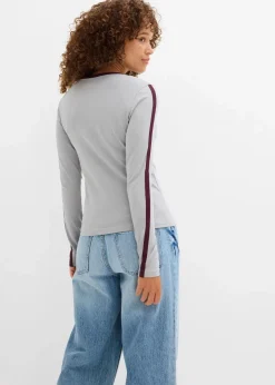 Langarmshirt aus leichtem Jersey