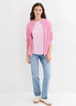 Langarmshirt aus reiner Baumwolle