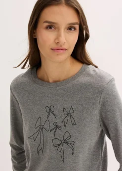 Langarmshirt aus reiner Bio-Baumwolle