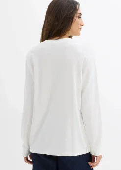 Langarmshirt aus reiner Bio-Baumwolle