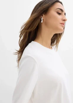 Langarmshirt aus reiner Bio-Baumwolle