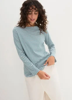 Langarmshirt aus reiner Baumwolle
