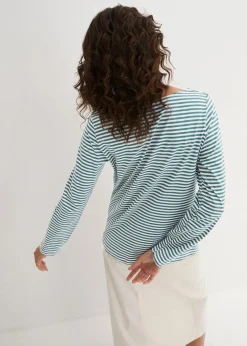 Langarmshirt aus reiner Baumwolle